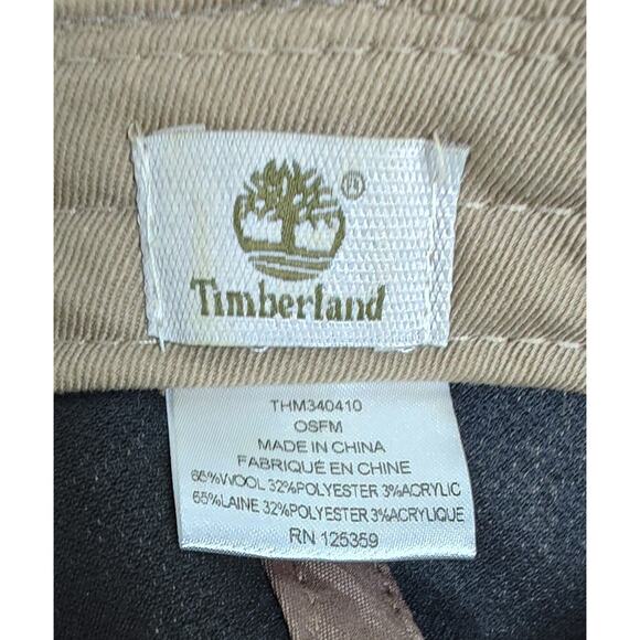 TIMBERLAND Snapback Hat/Cap Brownish/Grayish Work Outdoors Tree Logo - Picture 6 of 6